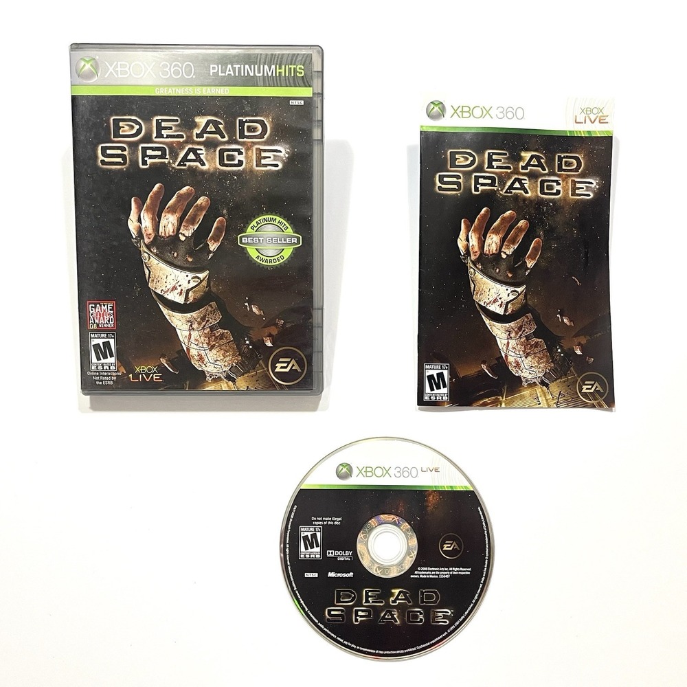 Dead Space Microsoft Xbox 360 Platinum Hits Complete With Manual CIB